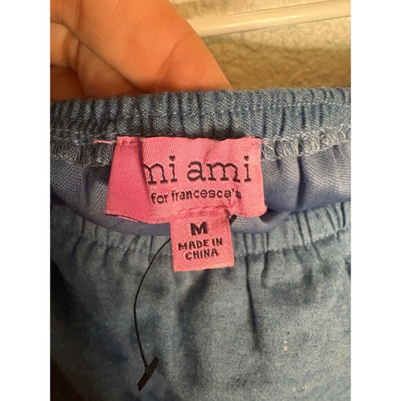 mi ami for francesca’s Embroidered Off-Shoulder Top - Picture 2 of 2